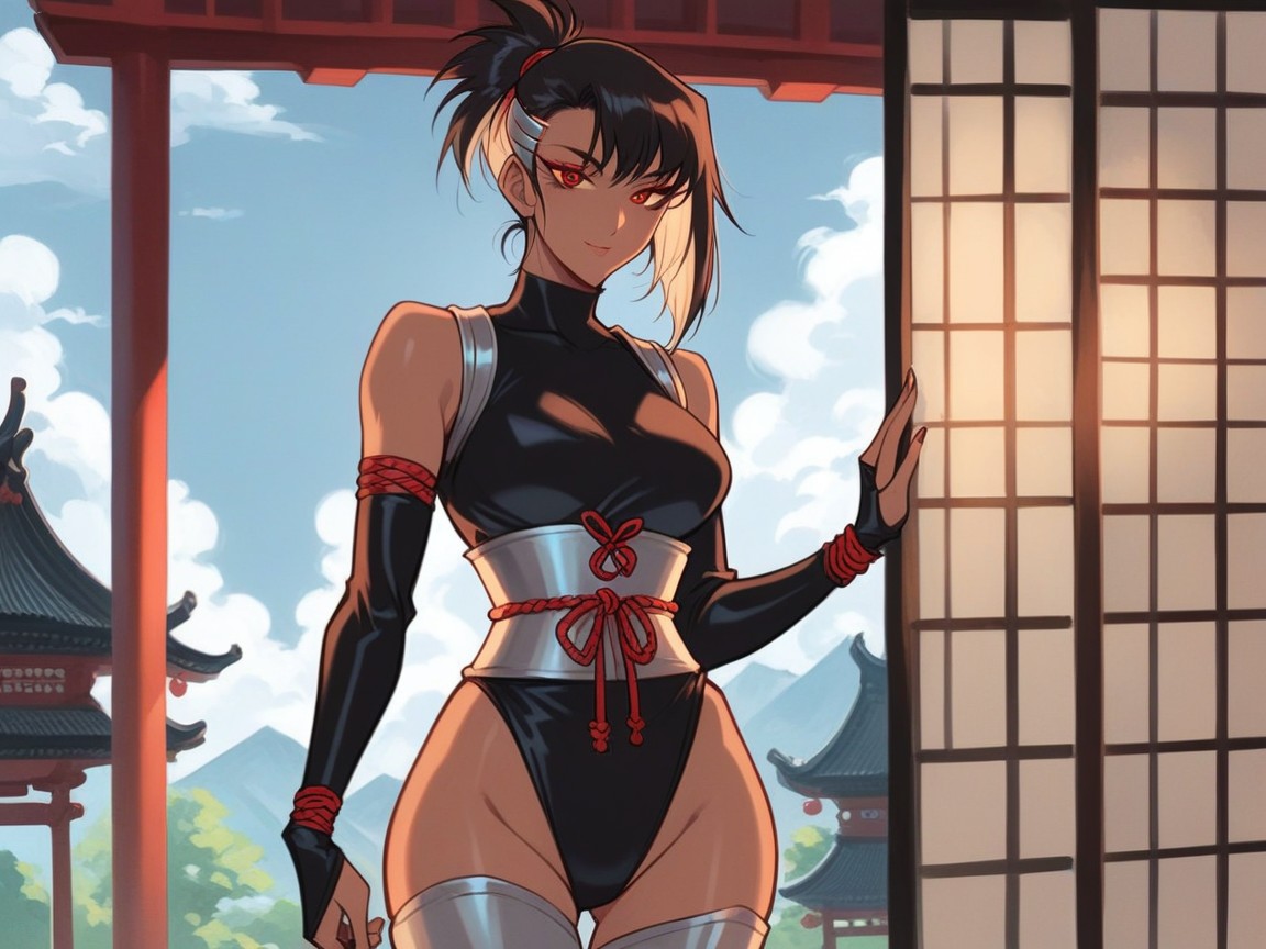 Firm Breasts, Hips Proportionate To Chest, Downturned Eyes Hentai AI Porn