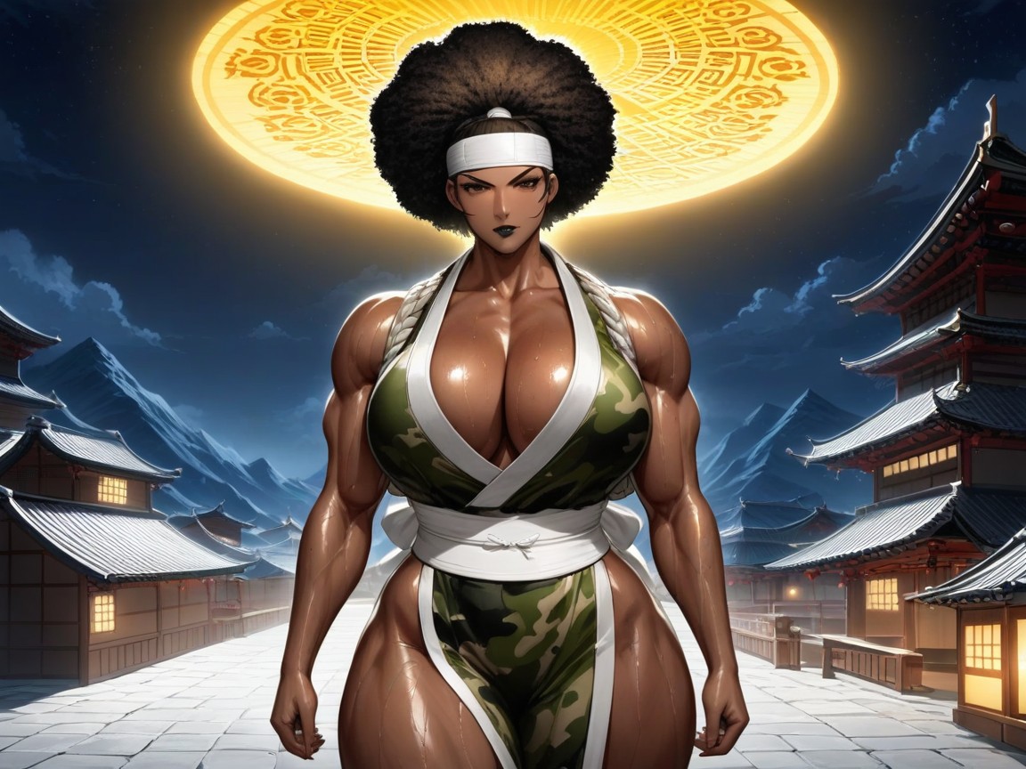 Ninja, Round Ass Width, Wide Chest Porno IA