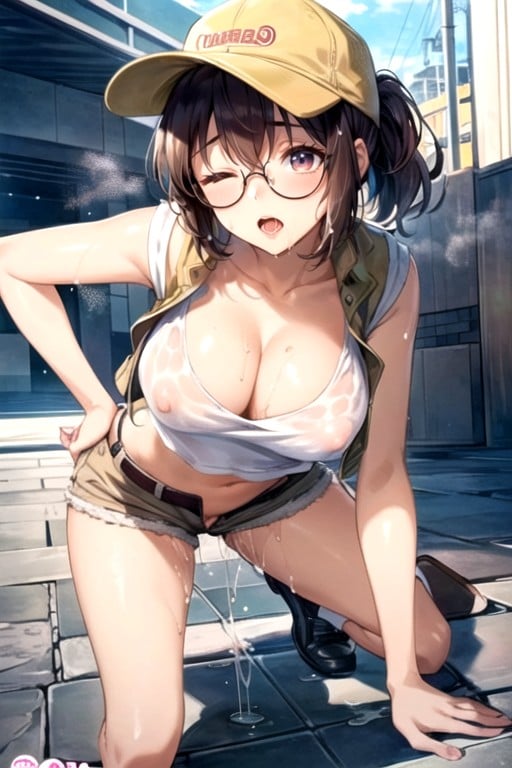 Woman Is Fiolina From Metal Slug, 90s Style , Nsfw Hentai AI Porn