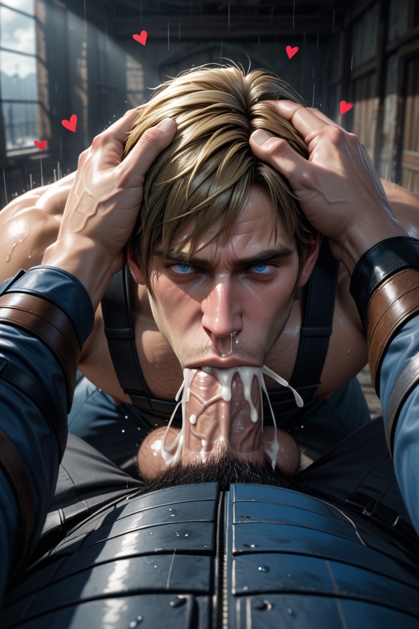 Deep Throat, Massive Arms, Dripping Porno gay IA