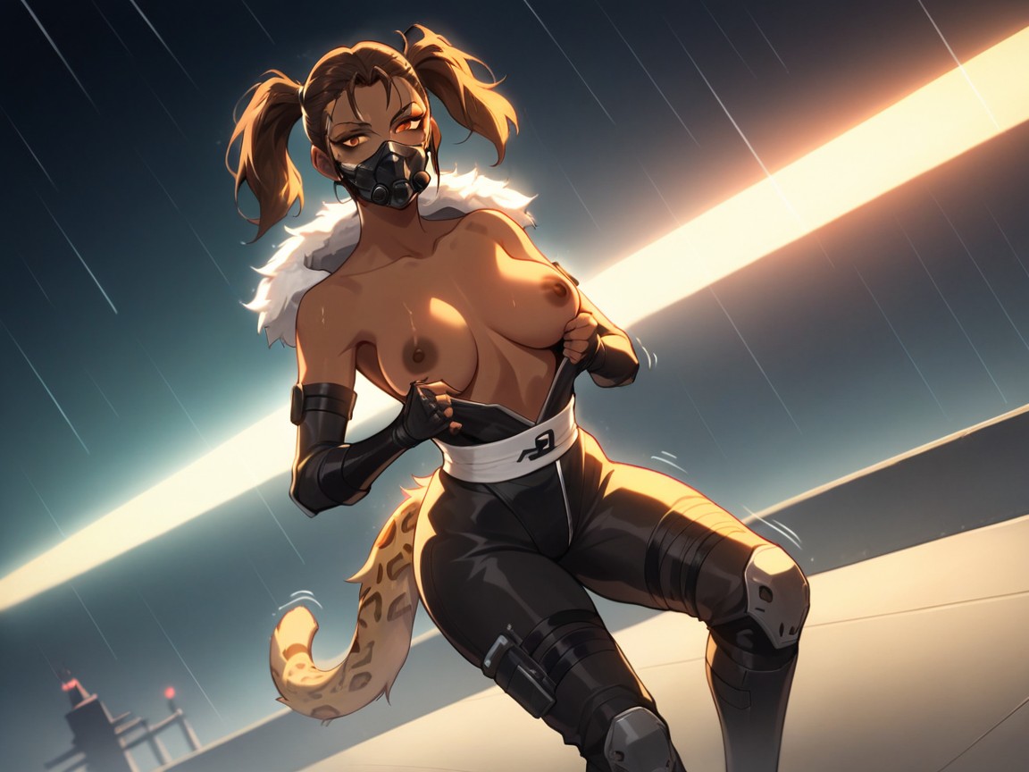 Ninja, Naked, Top Down AI Porn
