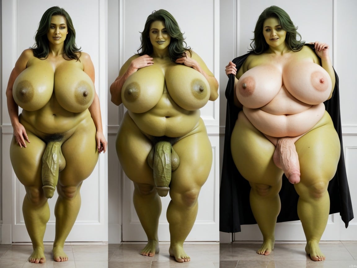 Barefoot, She-hulk Transformation, Naked Furry AI Porn