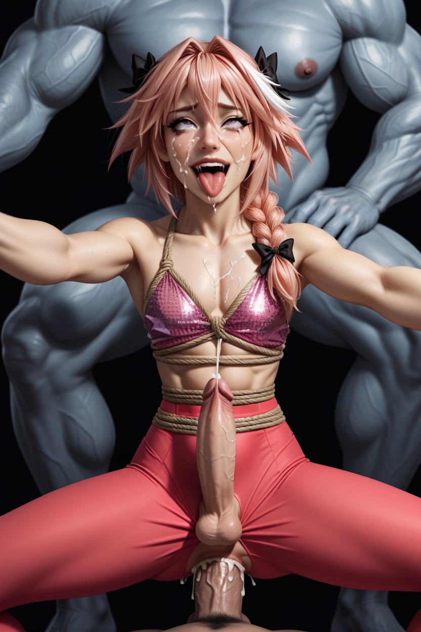 Selfie, Shibari, Yoga Pants AI Gay Porn