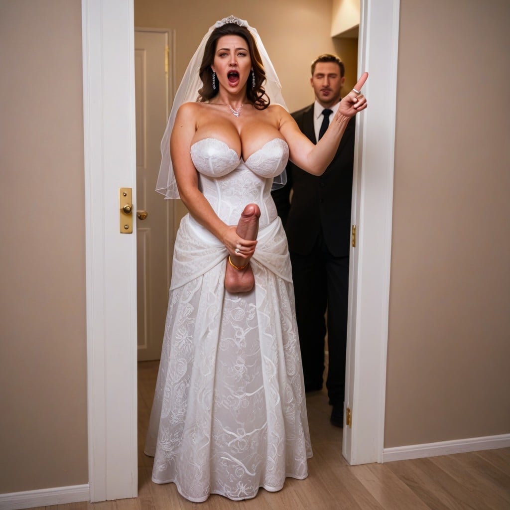 Cheating Bride, Bridal Veil, Front View Porno shemale IA