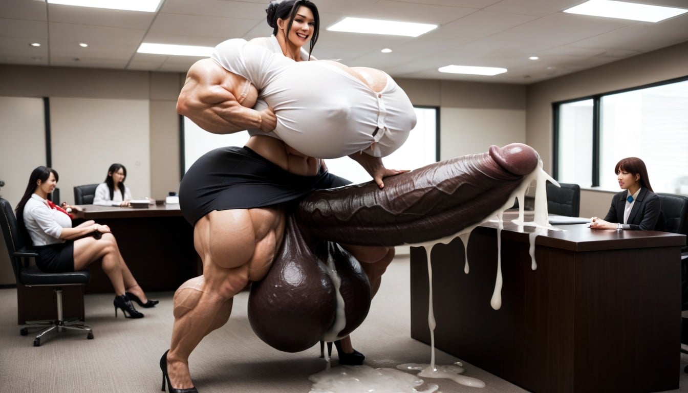 Hyper Gigantic Massive Muscles Japanese Milf, Hyper Gigantic Massive Black Testicles, Hyper Gigantic Massive Black Penis Porno IA transsexuelle