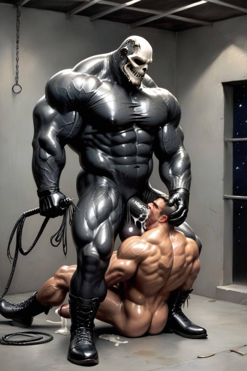 Deepthroat, Obedient, Mask AI Gay Porn