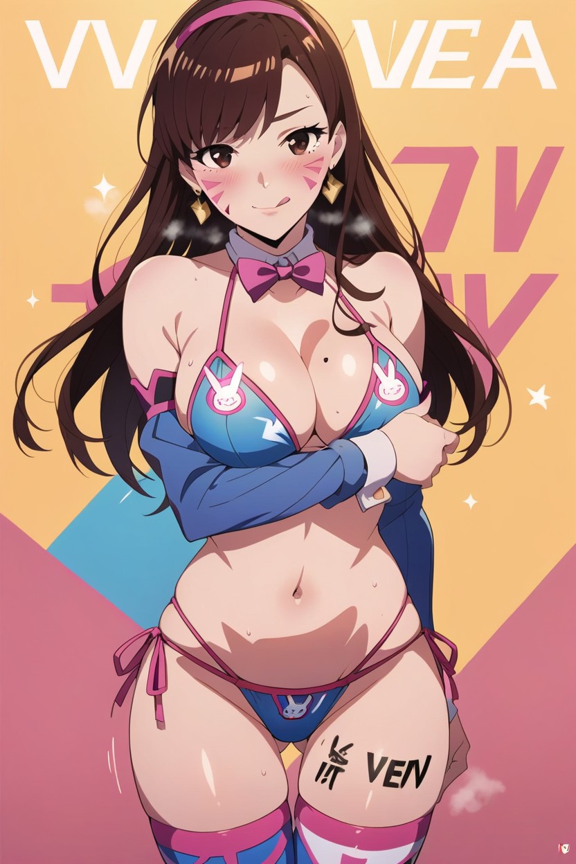 Highres, Print, Swimsuit Hentai AI Porn