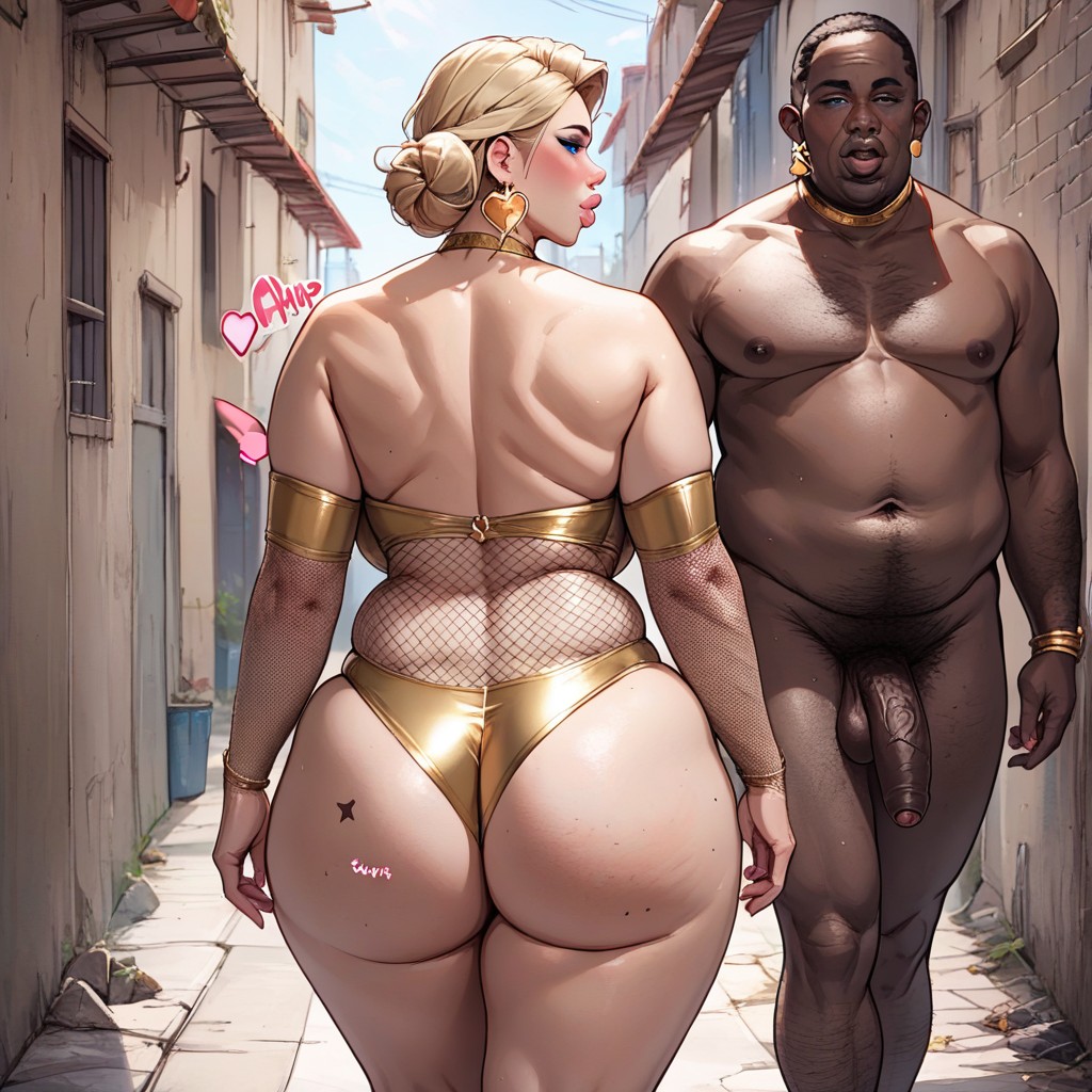 Ugly Fat Hairy African Monster, Busty, Foreskin AI Porn