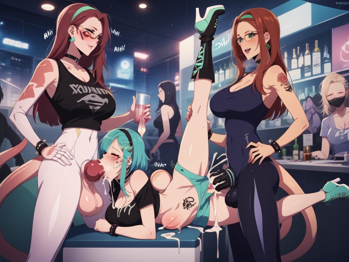 Form Fitting Clothes, Extra Aggressively Dominant Horny Futa, Vibrator AI Porn