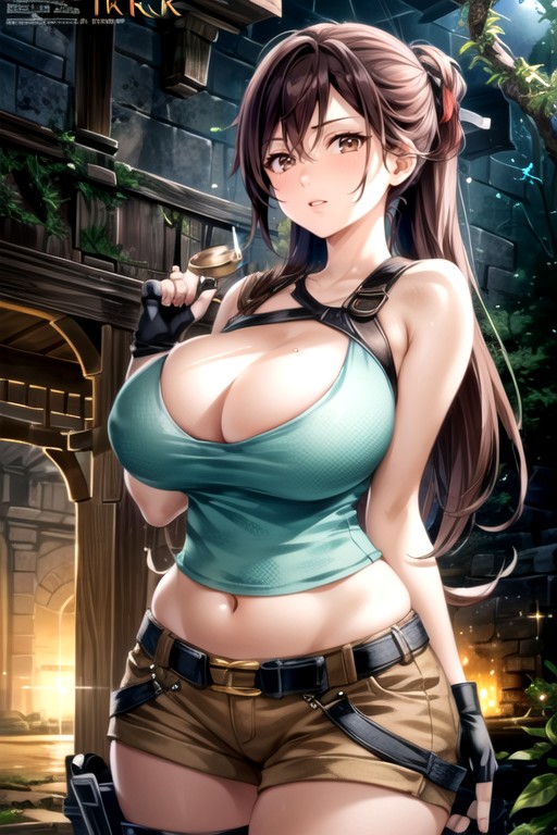 Sunset, Topless, Lara Croft (tomb Raider) Asian AI Porn