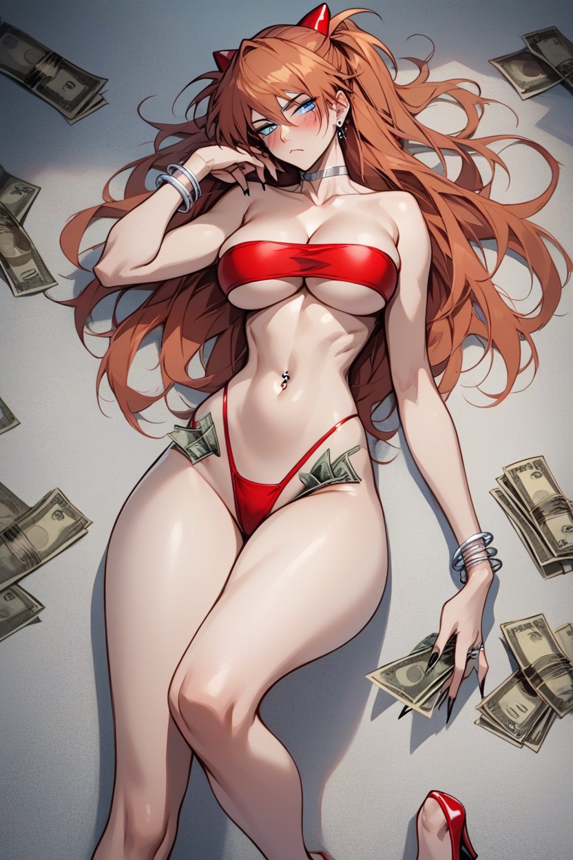 Eye Makeup, Eyeliner, Scrawny Chest Hentai AI Porn