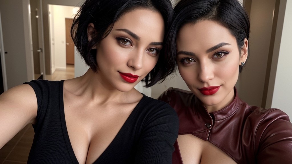 Selfie, 1 Person, Mischievous (smiling While Blushing) AI Porn