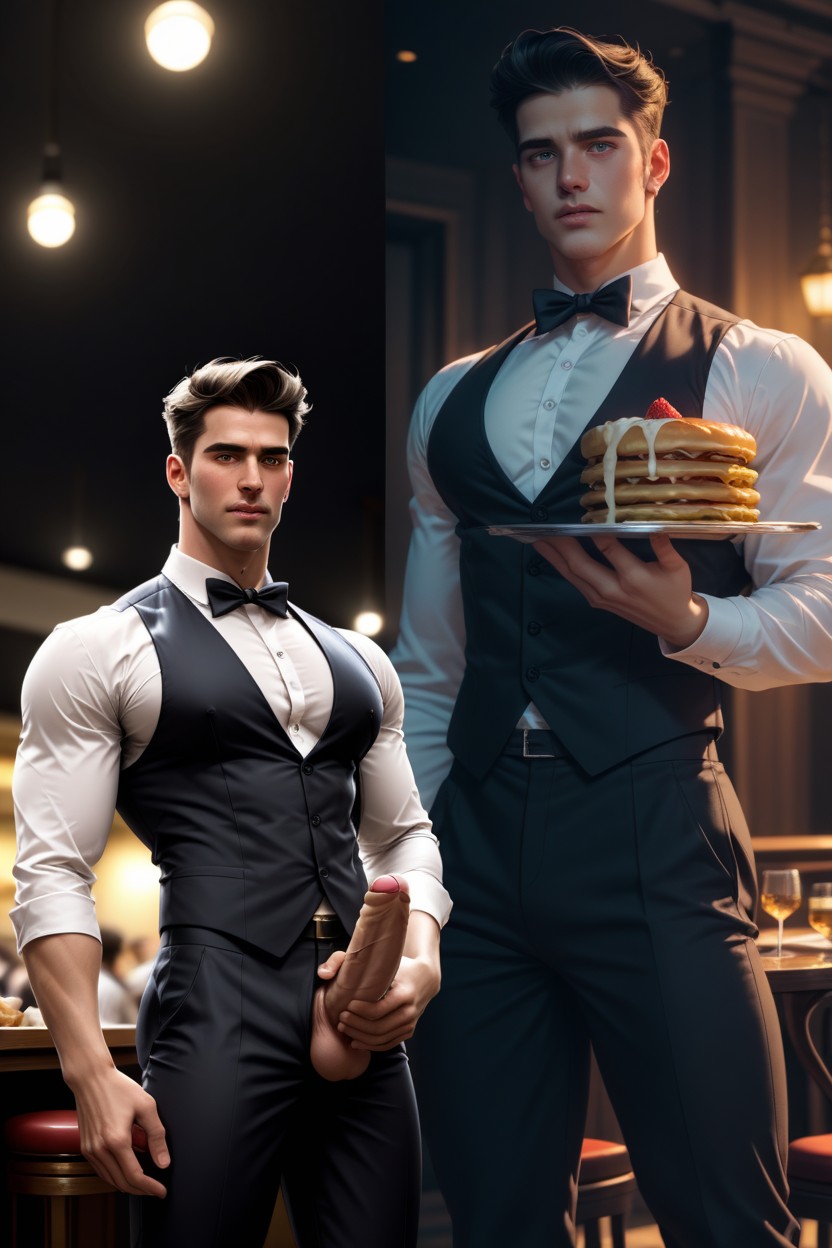 Cinematic Lighting, Handsome, Hips AI Gay Porn