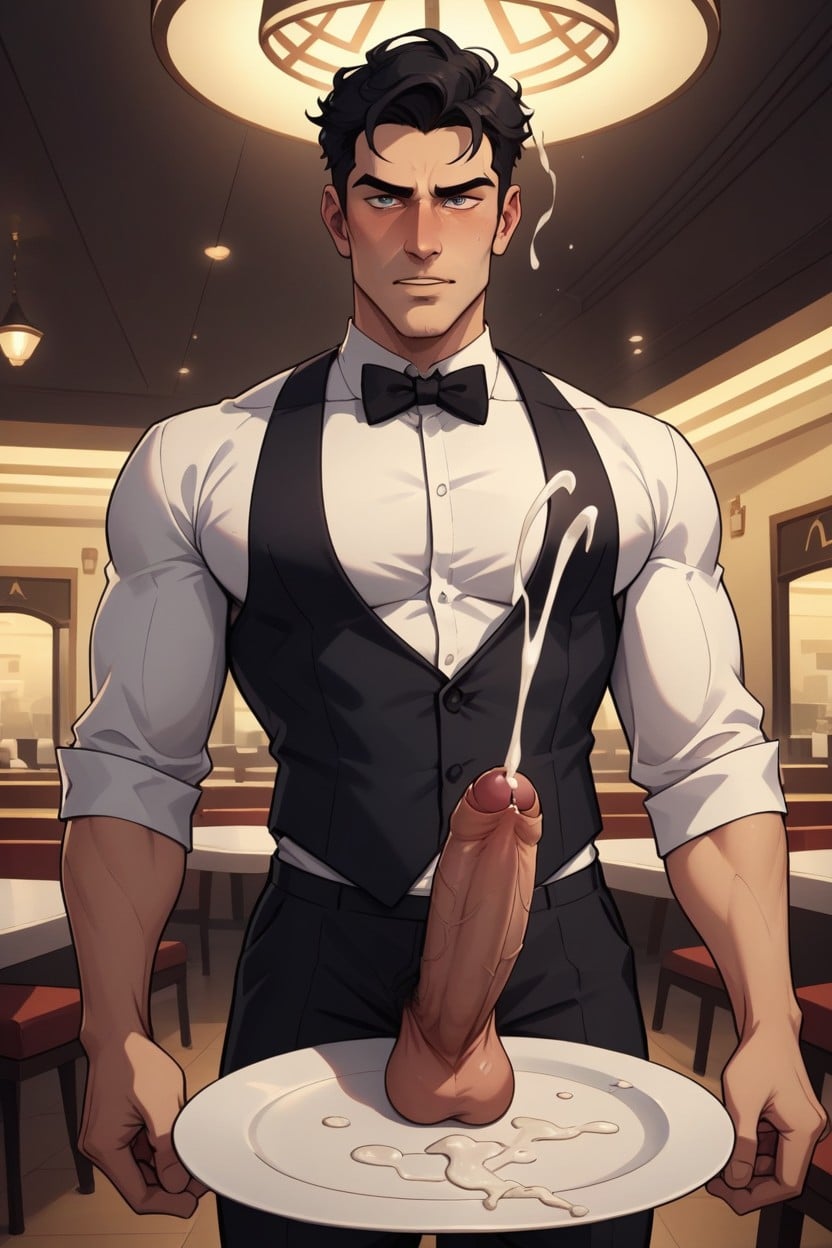 Cinematic Lighting, Cumshot, Body AI Gay Porn