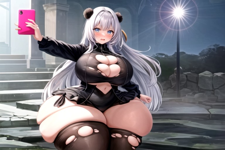 Insanely Extremely Enormously Fat Breast, Extremely Extra Voluptuous, Extremely Hugely Feedee Hucow Fetish Hentai AI Porn
