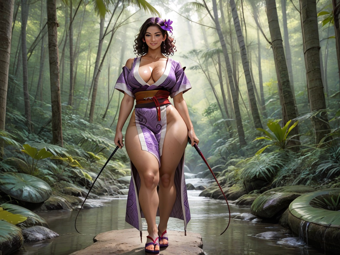 Thick Ass, Rounded Breast Width, Ultra Detailed Clothes Hentai AI Porn