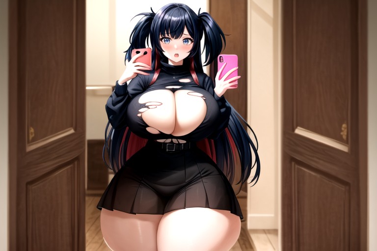 Extra Plump, Unreal Gargantuan Ass, Extremely Hugely Feedee Hucow Fetish Hentai AI Porn