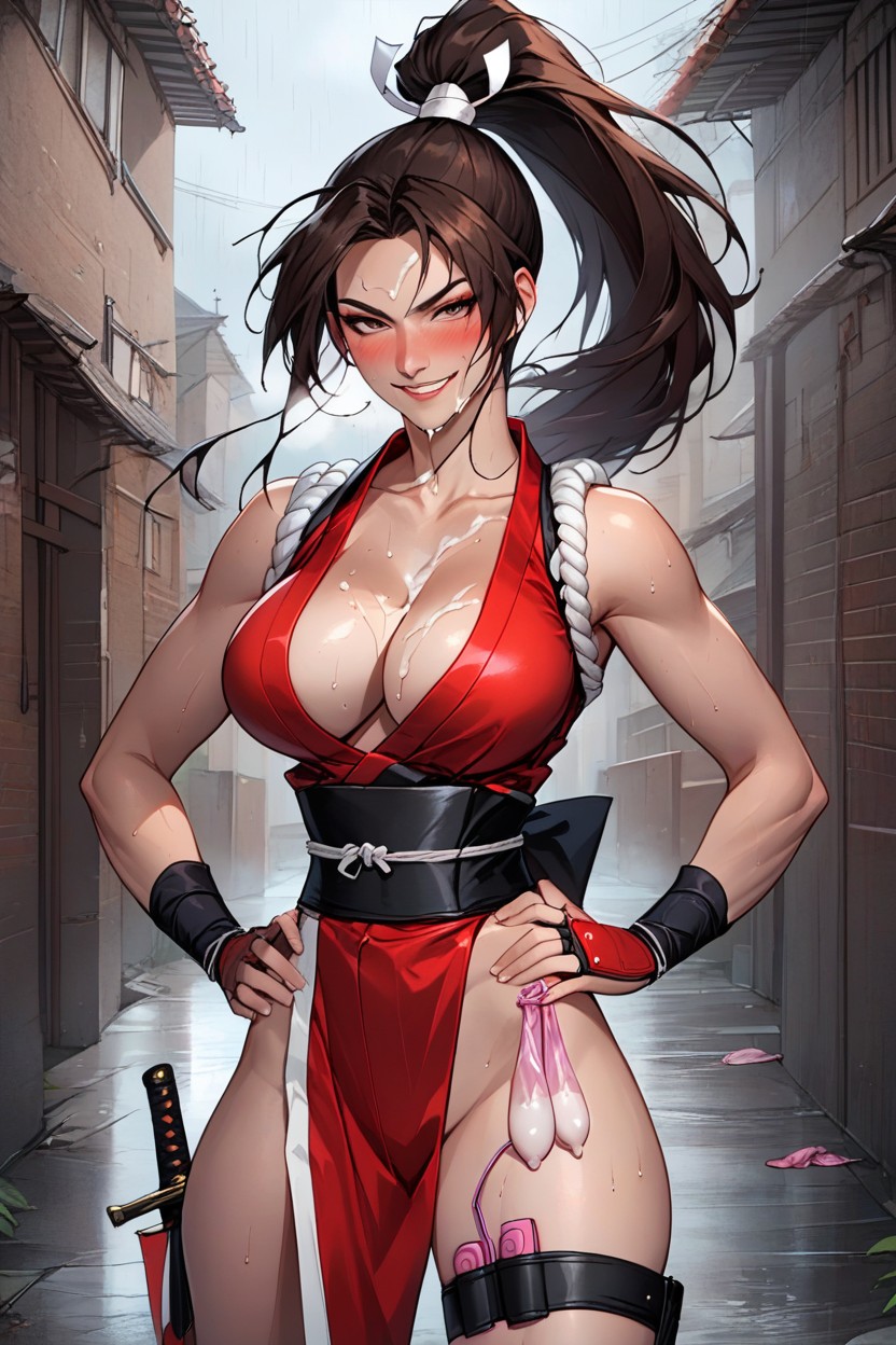 Cleavage, Massive Breast, Ninja Hentai AI Porn