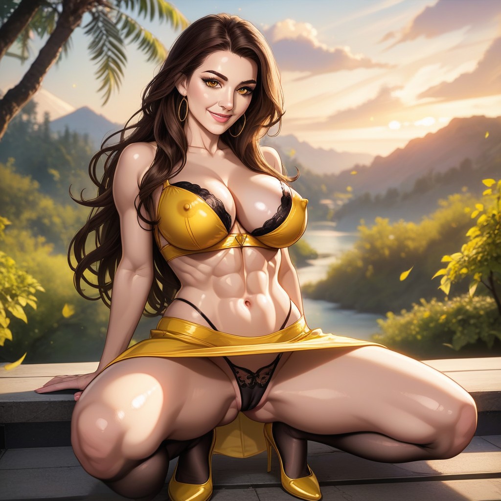 Woman, Camel Toe, Looking Vagina AI Porn