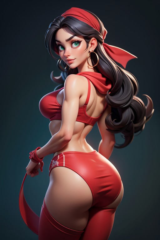Beautiful Greek Woman, Massive Ass, 3d (cartoon) AI Porn