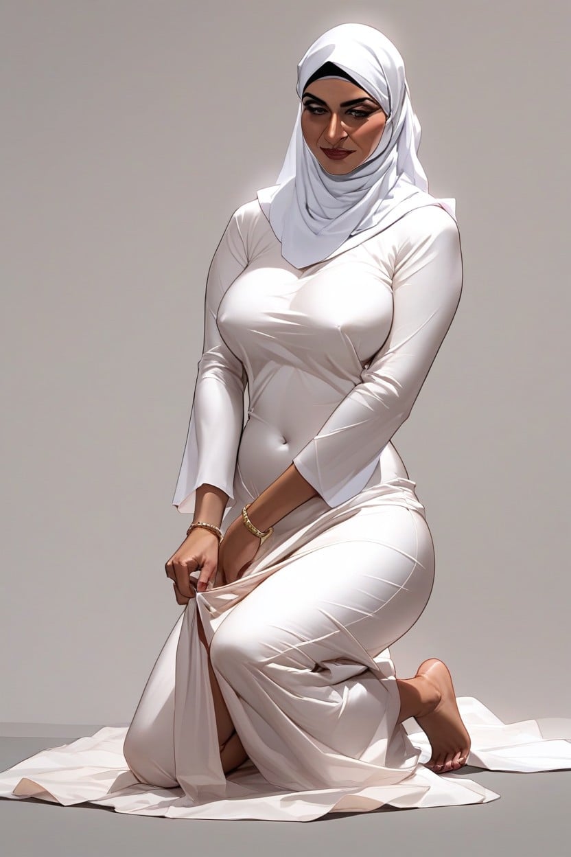 Hijab, Upskirt, Woman Furry AI Porn