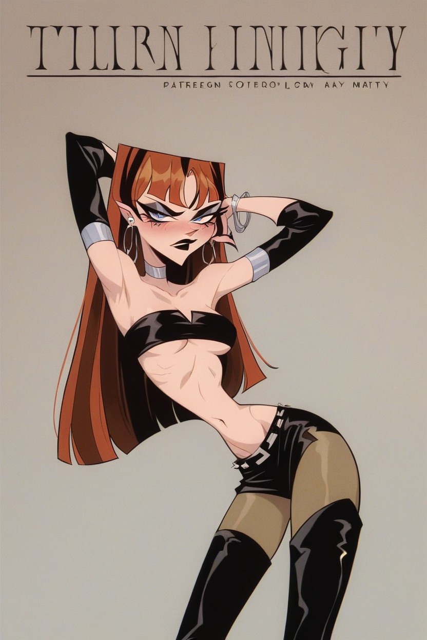 Sharp Jawline, Collarbone Showing, Silver Bracelets Hentai AI Porn