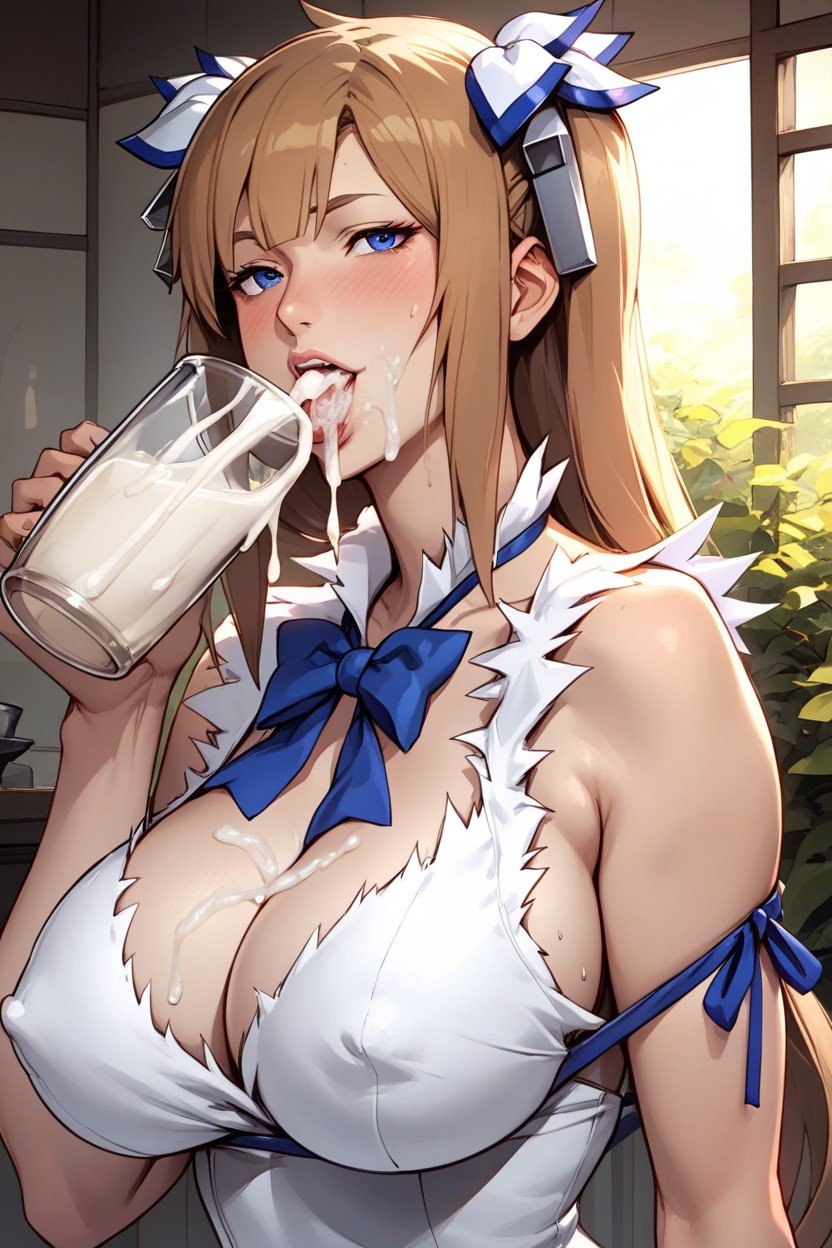Put Your Mouth On The Oversized Mug, Gulp Cum From Oversized Jug, Big Ass Porno IA Furry