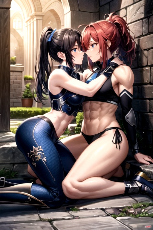 Blue Eyes, Full Body, Ears AI Porn