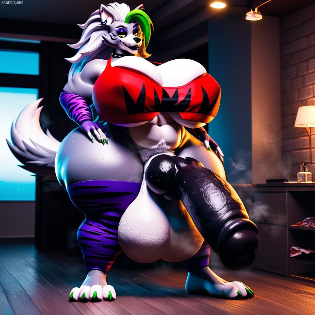 Fat Dog Cock, Sexy, Flaccid Dog Cock Furry AI Porn