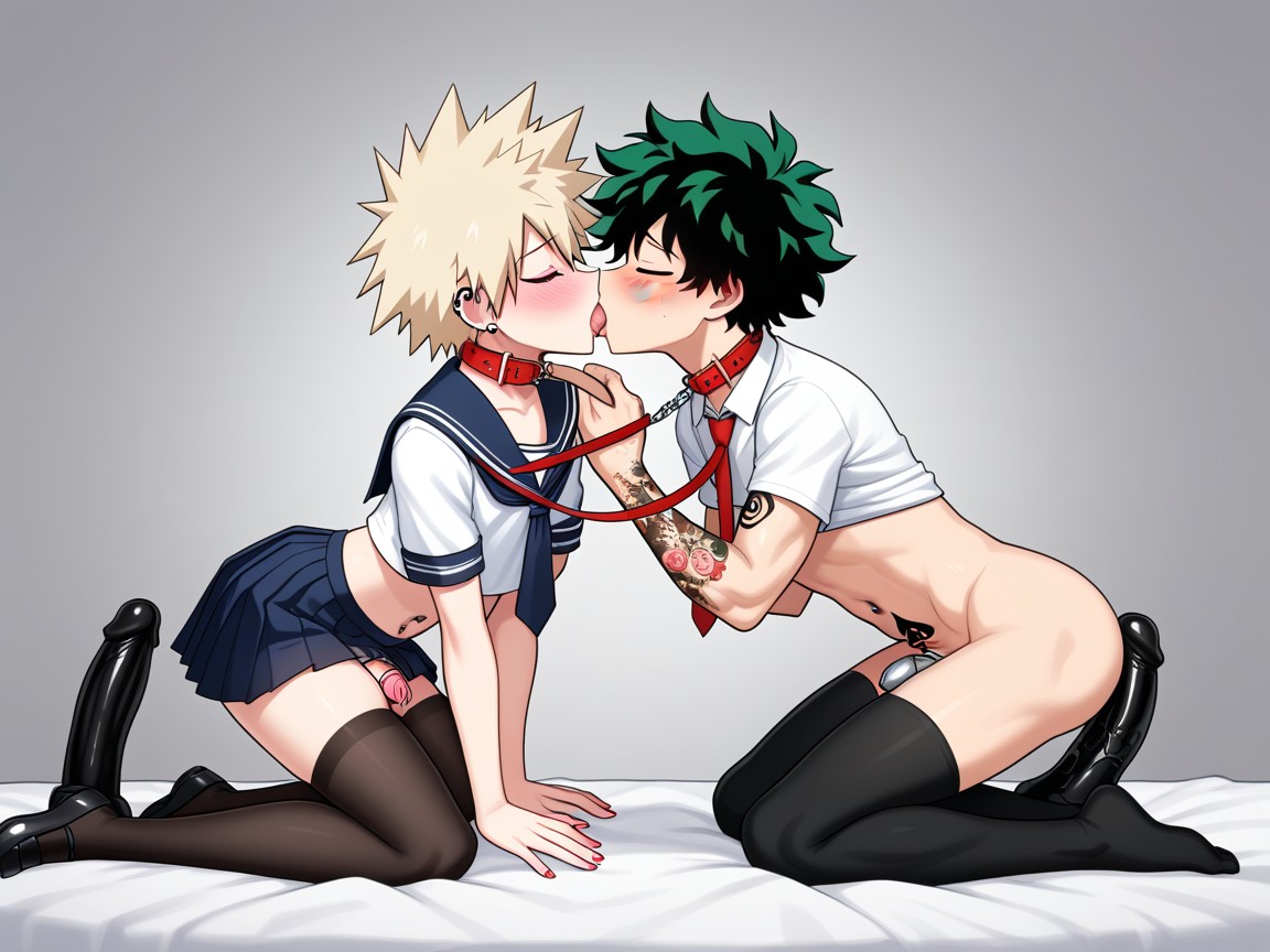 Bbc Dildo, Happy, Izuku AI Gay Porn