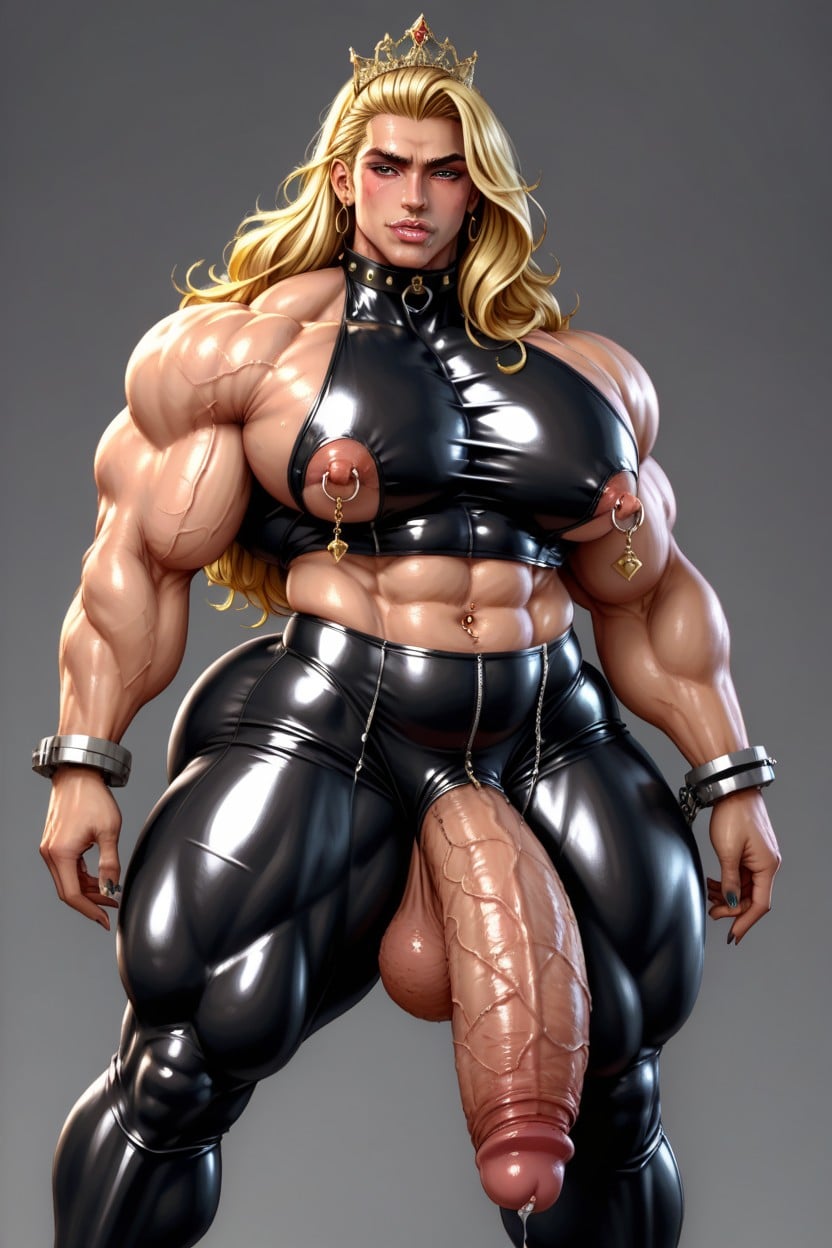 Hyper Penis, Big Ass, Large Hips Huge Cock AI Gay Porn
