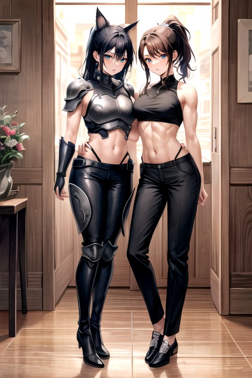Full Body, Abs, Muscular Definition Hentai AI Porn