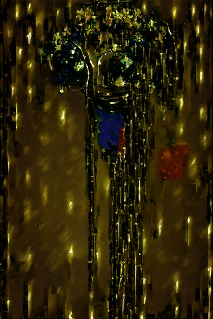 Black Labia, Metallic Gold Body, Sunflower Field Hentai AI Porn
