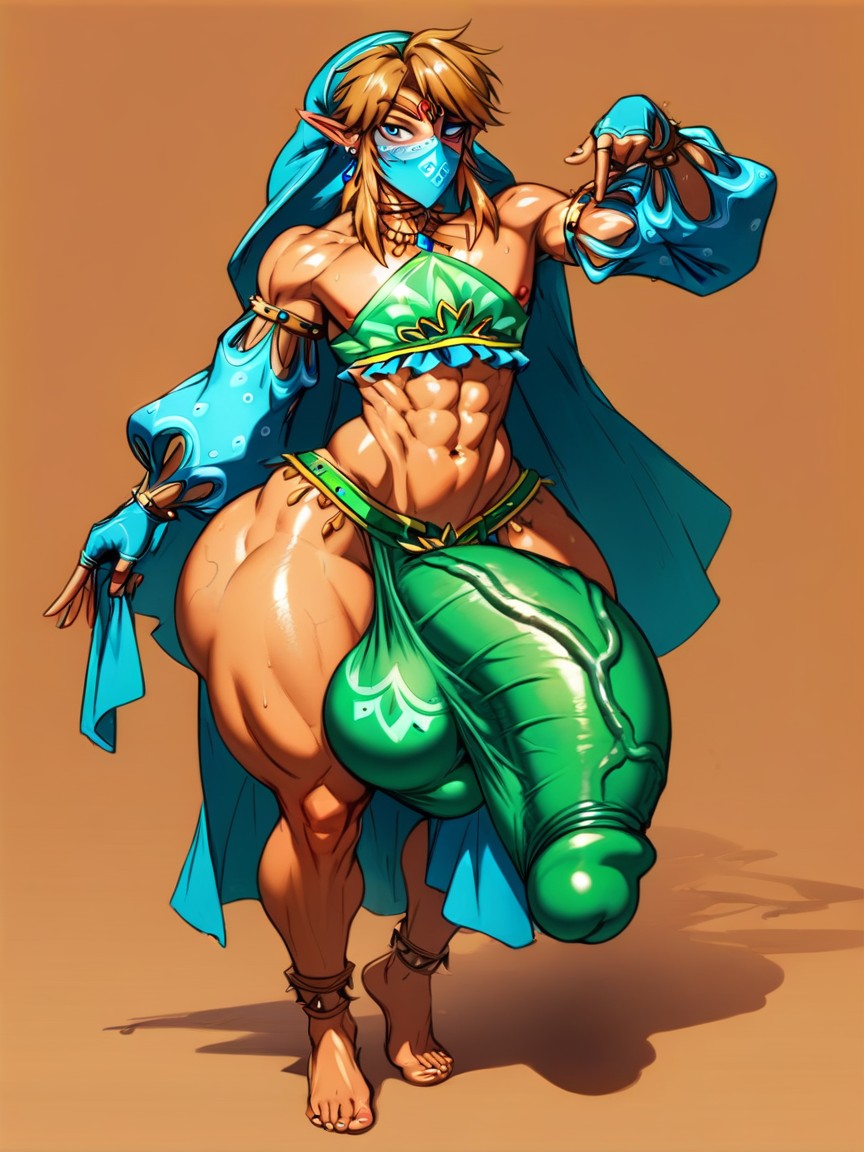 Solo, Link, Shiny Skin AI Gay Porn