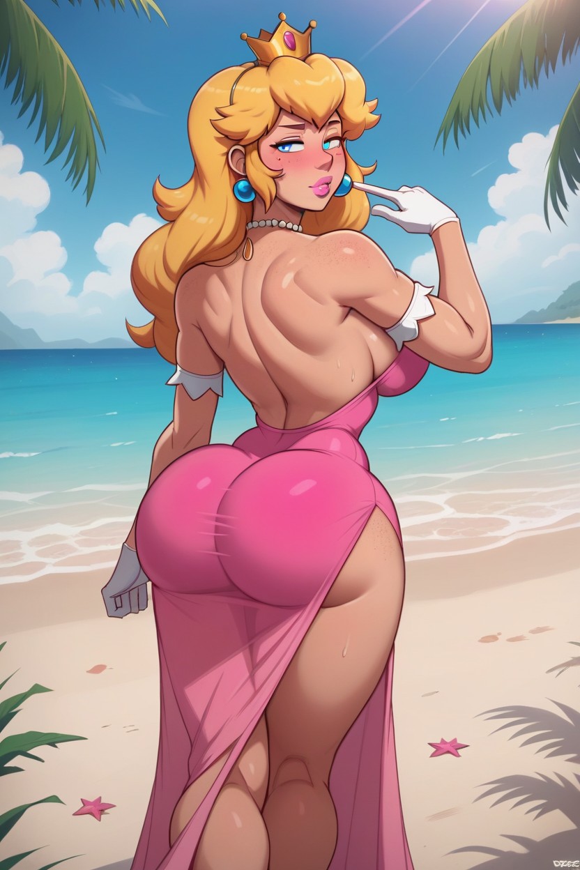 Necklace, Seductive, Hourglass Figure Hentai AI Porn