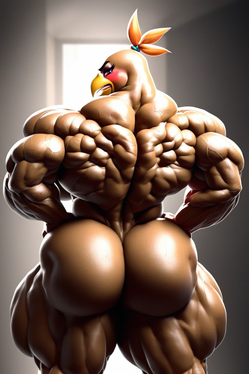 Extreme Muscular, Expansion Mammaire, Giant Muscular Hump Porno IA Furry