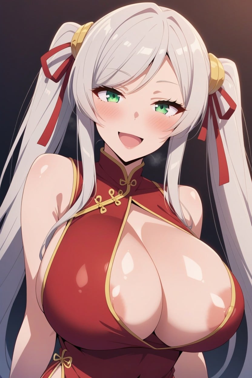 In Heat, Side Facing, Massive Breast Hentai AI Porn