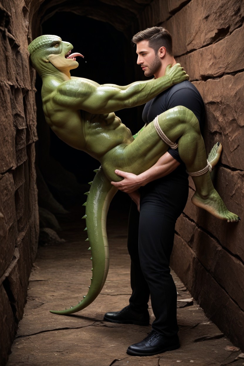 Huge Back Muscles, Hugging Spider Man, Cock Out AI Gay Porn