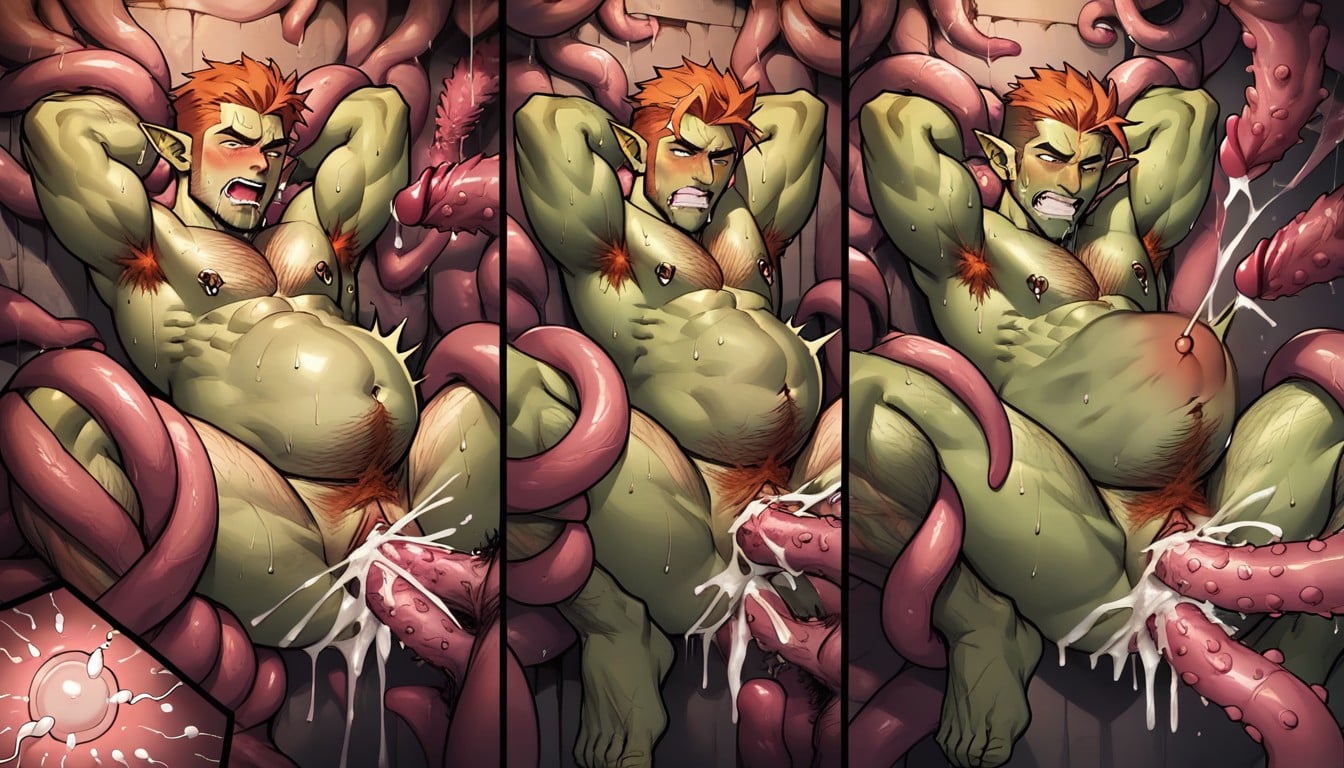 Swear, Hairy Belly, Xray Tentacle Inside Womb AI Gay Porn
