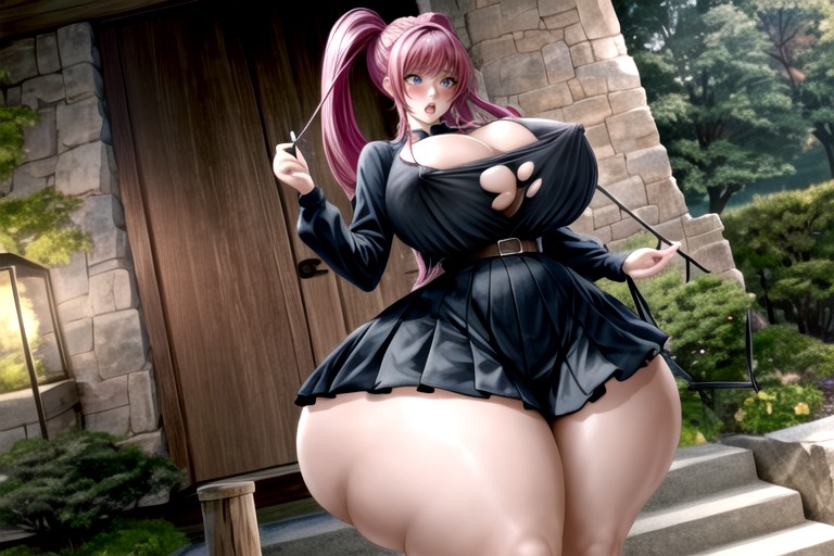 Unreal Gargantuan Breasts, Asian, Once Just An Extremely Incredible Extra Fatter Obese Hentai AI Porn