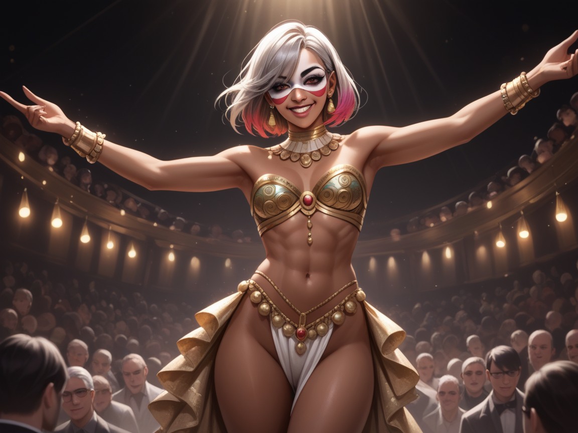 Strong Legs, Hips Proportionate To Chest, Spotlight Hentai AI Porn