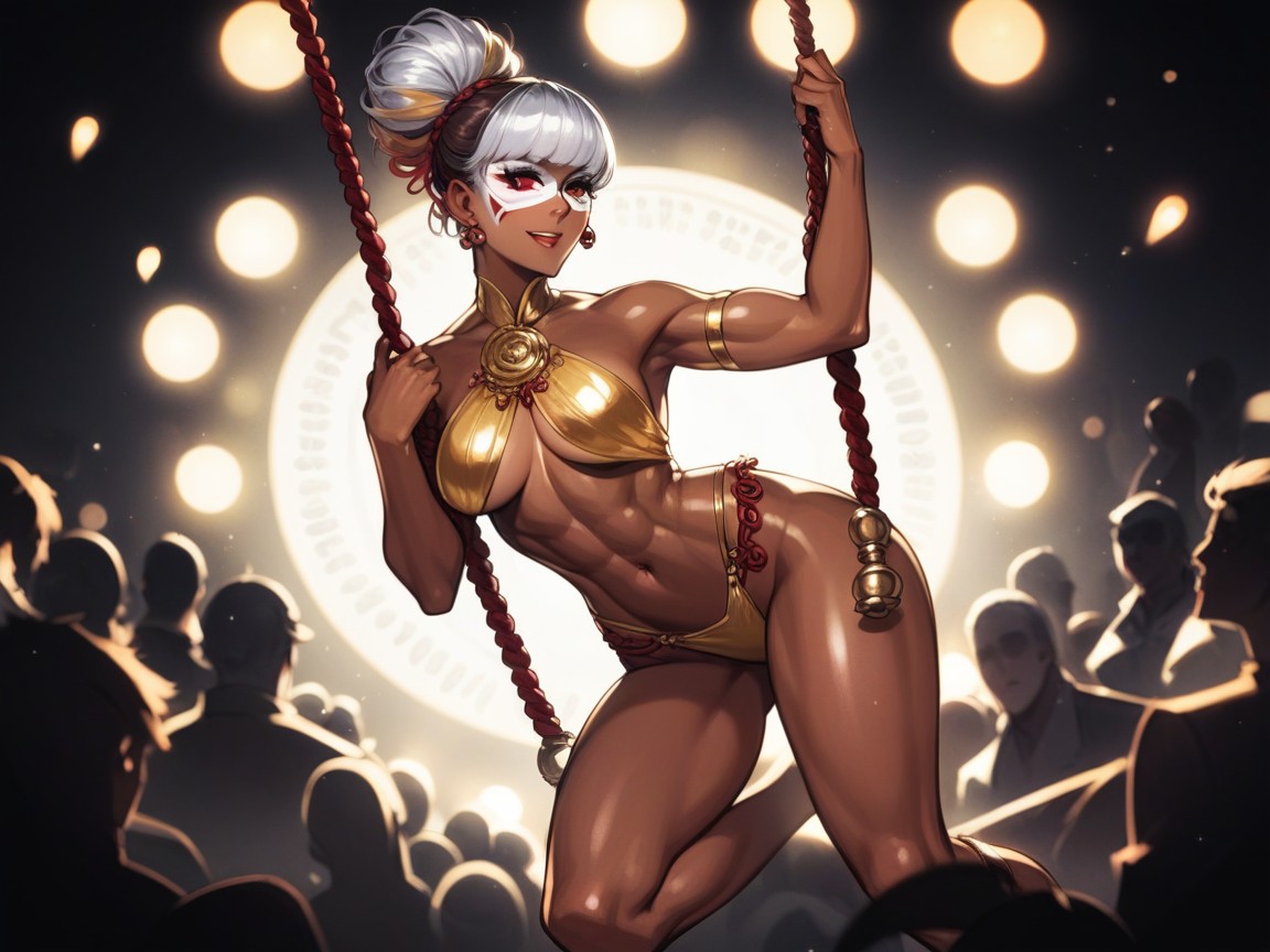 Face, Rim Lighting, Rectangle Body Type Hentai AI Porn
