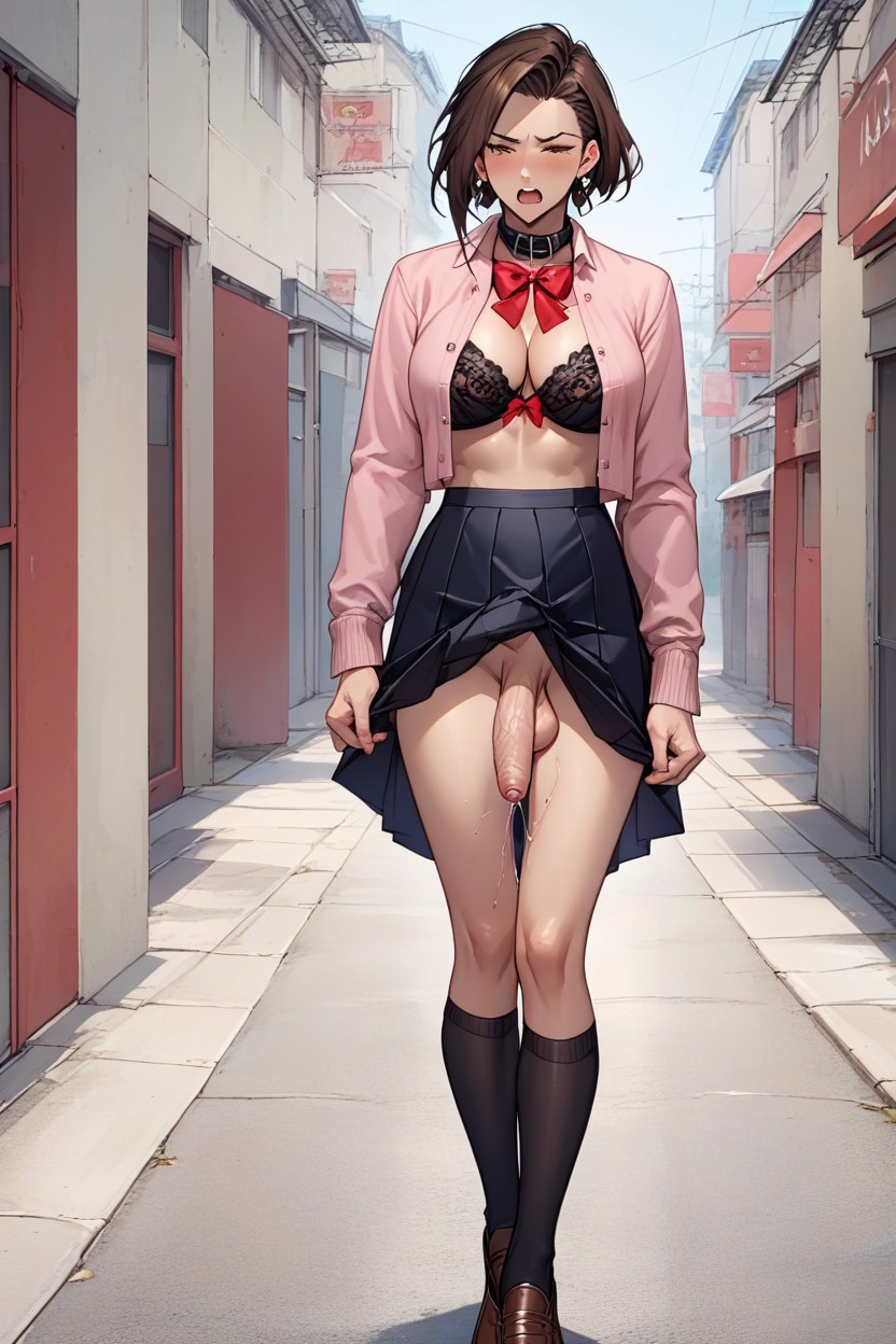 Pussy Juice, Orgasm, Pussybow Red Hentai AI Porn