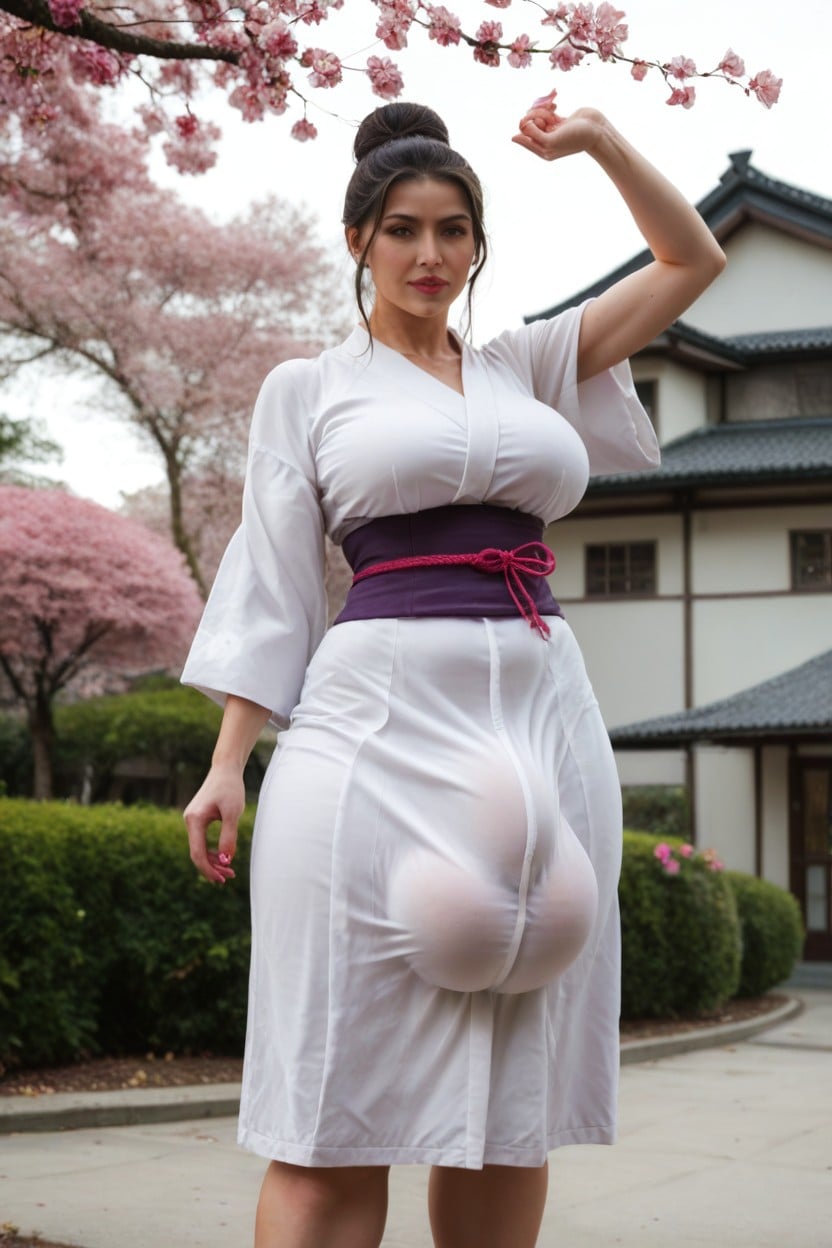 Professionally Captured Photo, Pony Cock, Big Bulging Balls Shemale AI Porn