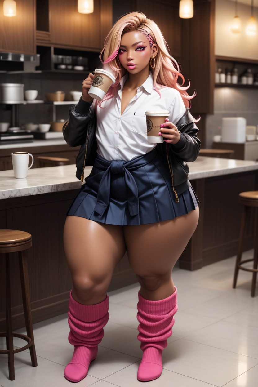 Wide Hips, Femboy , Asian AI Gay Porn