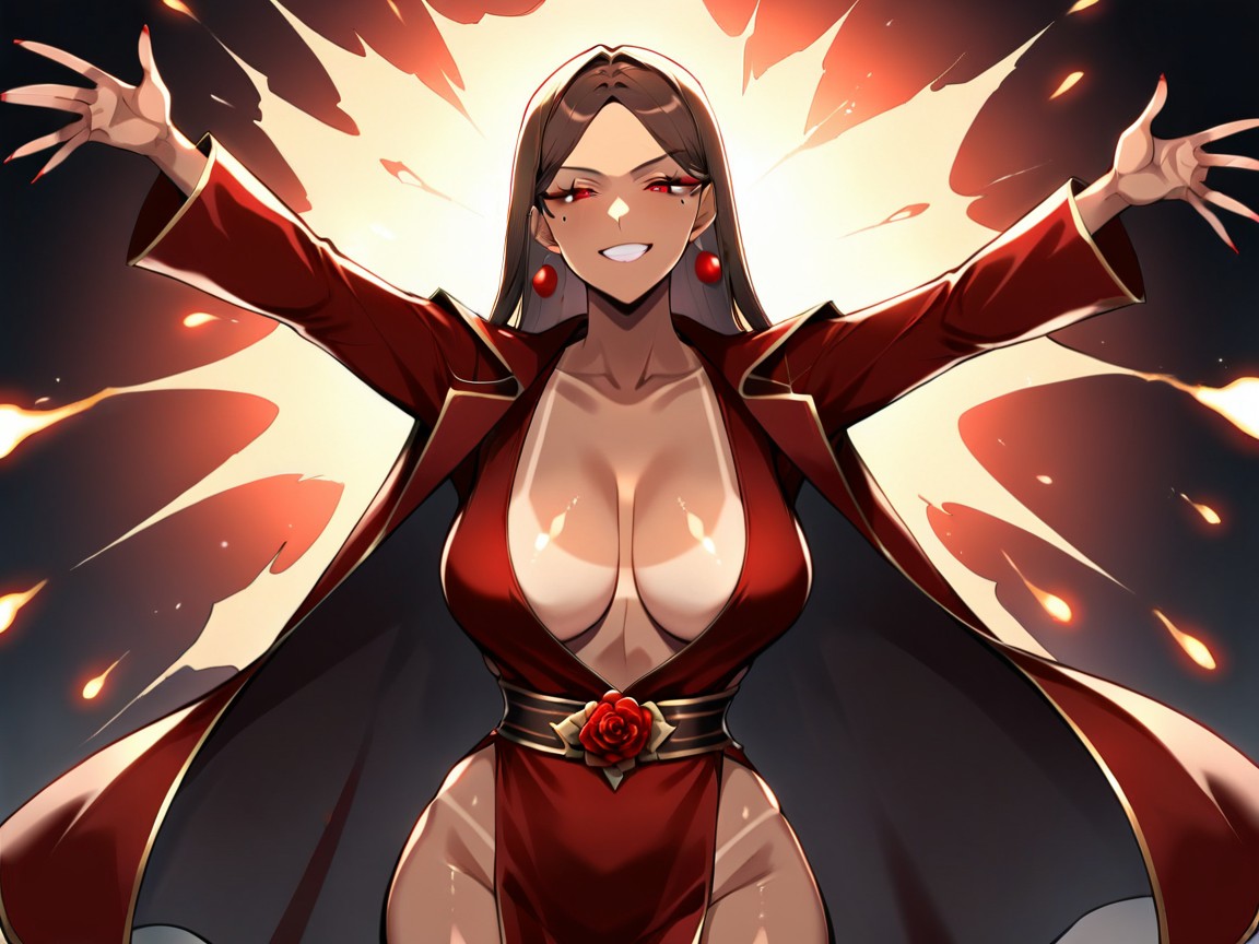 Statuesque Body, Long Shoulder Width, Torn Clothes Hentai AI Porn