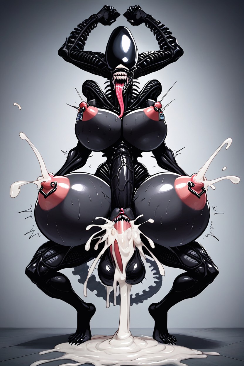 Nympho, No Eyes, Xenomorph Furry AI Porn