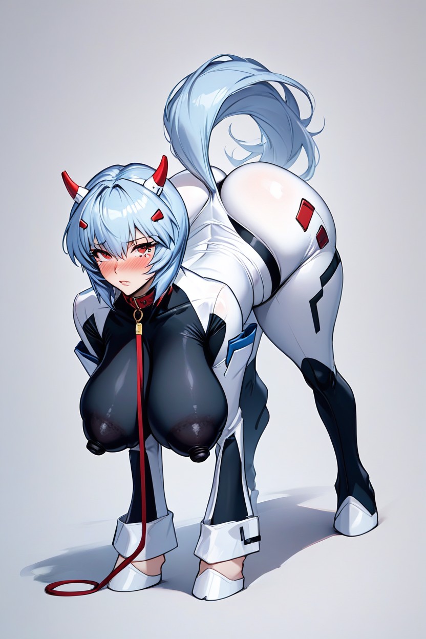 Hoof, Thick Saggy Natural Pendulous Nipples, Giant Butt AI Porn