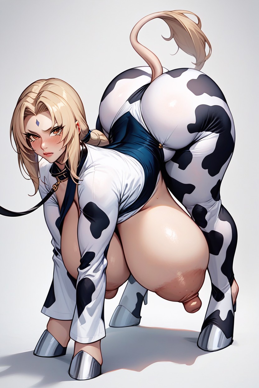 Hoof Arms, Extremely Plump Perfect Body, Hyper Puffy Nipples AI Porn