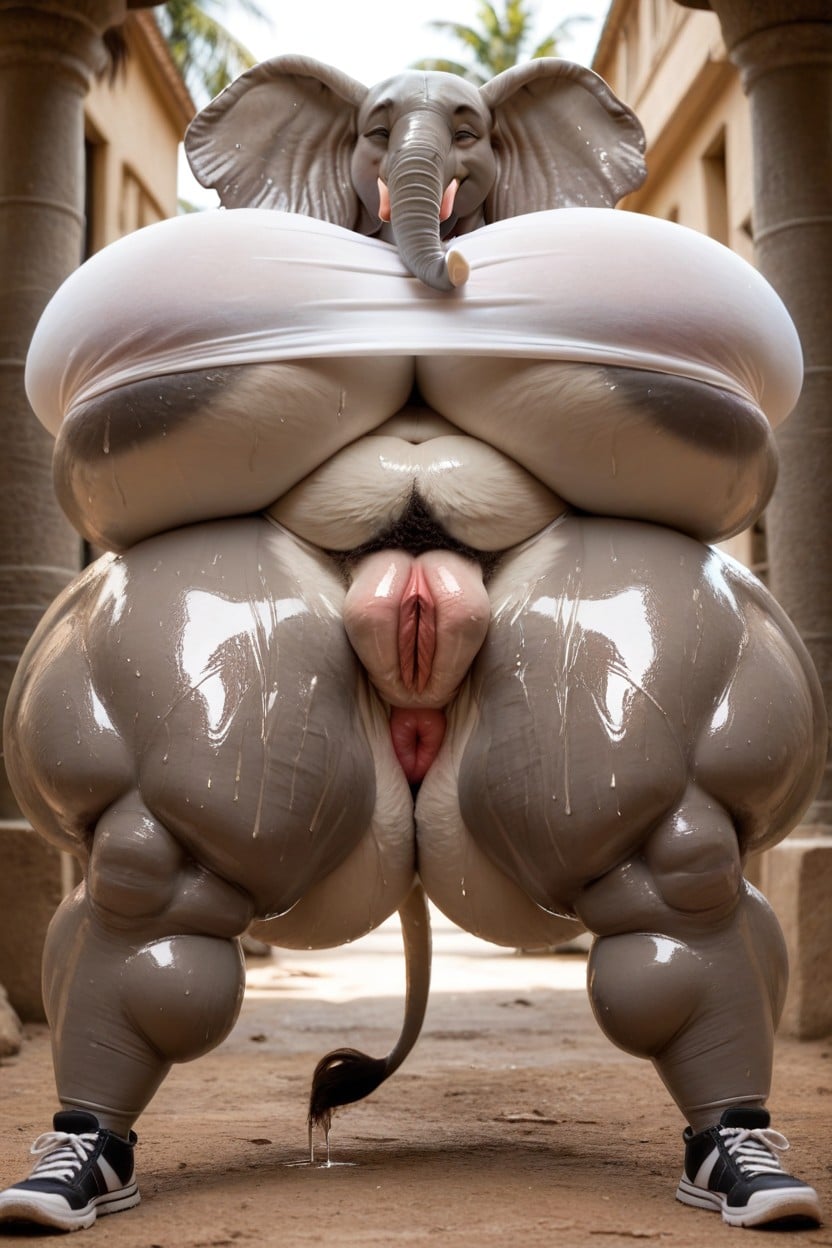 Mindbreak, Giantess Female, Elephantine Ass AI Porn